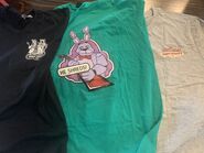A shirt seen in the prize corner.