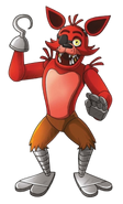 Foxy’s Official Art Render by Claudia Schröder.
