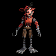 Withered Foxy's cutout from the Fazerblast: FNaF 2 level.