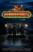 Bonnie on the final poster, with Foxy, Freddy, and Chica, to his right.