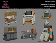 Initial concepts of the Camera Stations.