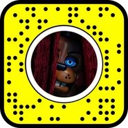 The "FNAF 2" Snapchat Lens QR code.
