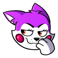 Scheming Cindy sticker.