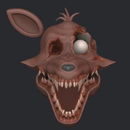 A WIP head of Inner Foxy.