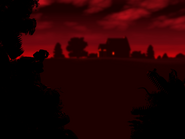 El menú del juego. Nótese la lengua de Nightmare Foxy.