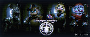 Springtrap on the FNaF AR teaser on Scottgames.