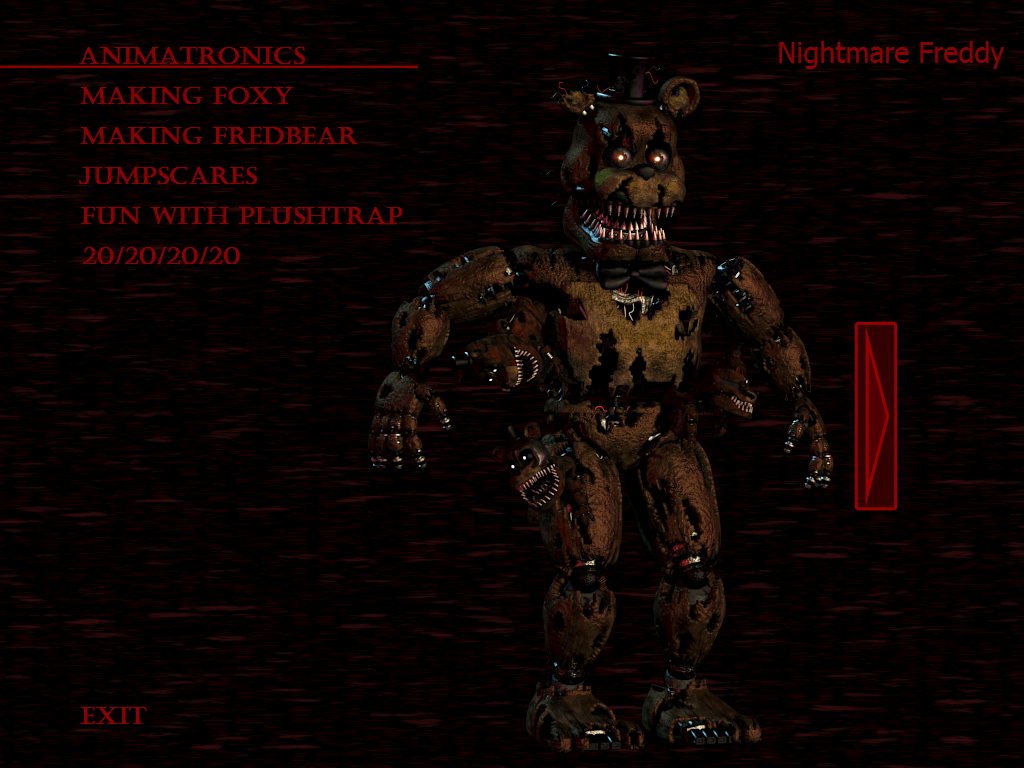 Todos los JUMPSCARES de Five Nights at Freddy's 4 - FNAF 4 ALL