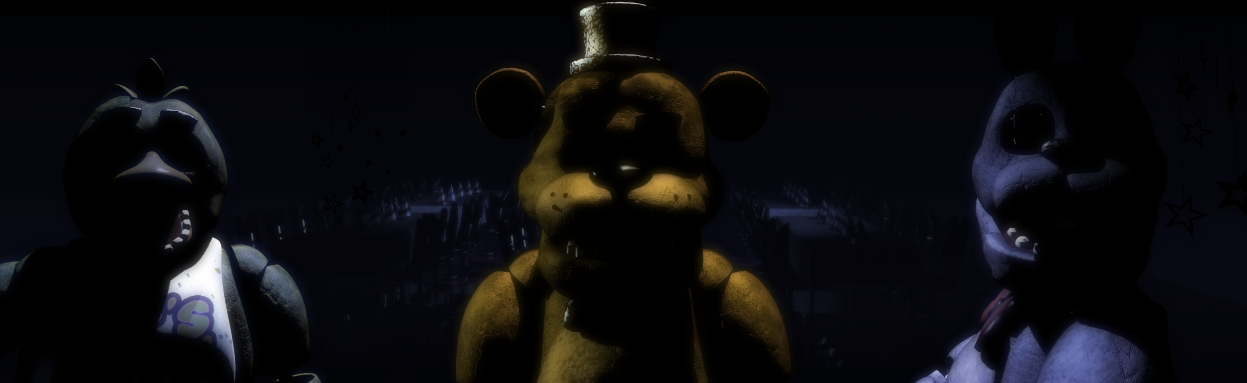 Как контрить фнаф 2. Golden Freddy FNAF 1 на камерах. Бонни на камере ФНАФ 1. Голден Фредди на сцене. Голден Фредди на камере.