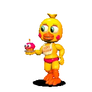 ToyChicaAttack.gif (102 KB) Toy Chica attacking, animated.