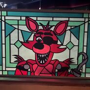 Foxy's stained glass.