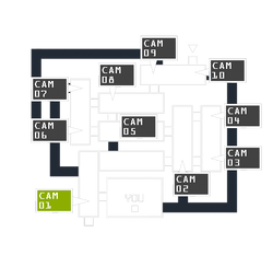 Mystery Fun House Camera Map ( a lot of cameras ) by FreddyFredbear