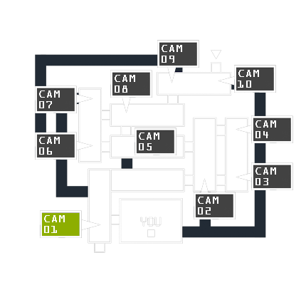 FNAF 1 Map W.I.P. #3 - Panzoid