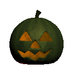 The pumpkin seen on the Office desk during Halloween.