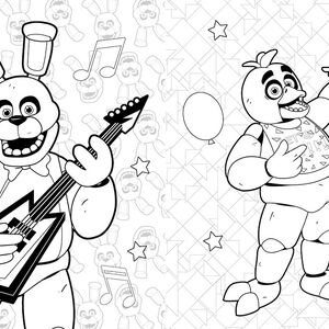 Five Nights At Freddy S Coloring Book Five Nights At Freddy S Wiki Fandom And the newest one is like. five nights at freddy s coloring book