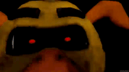 PlushBaby with Chica Mask attacking the player, animated.