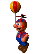 BB in the "Gravity Vortex" minigame.
