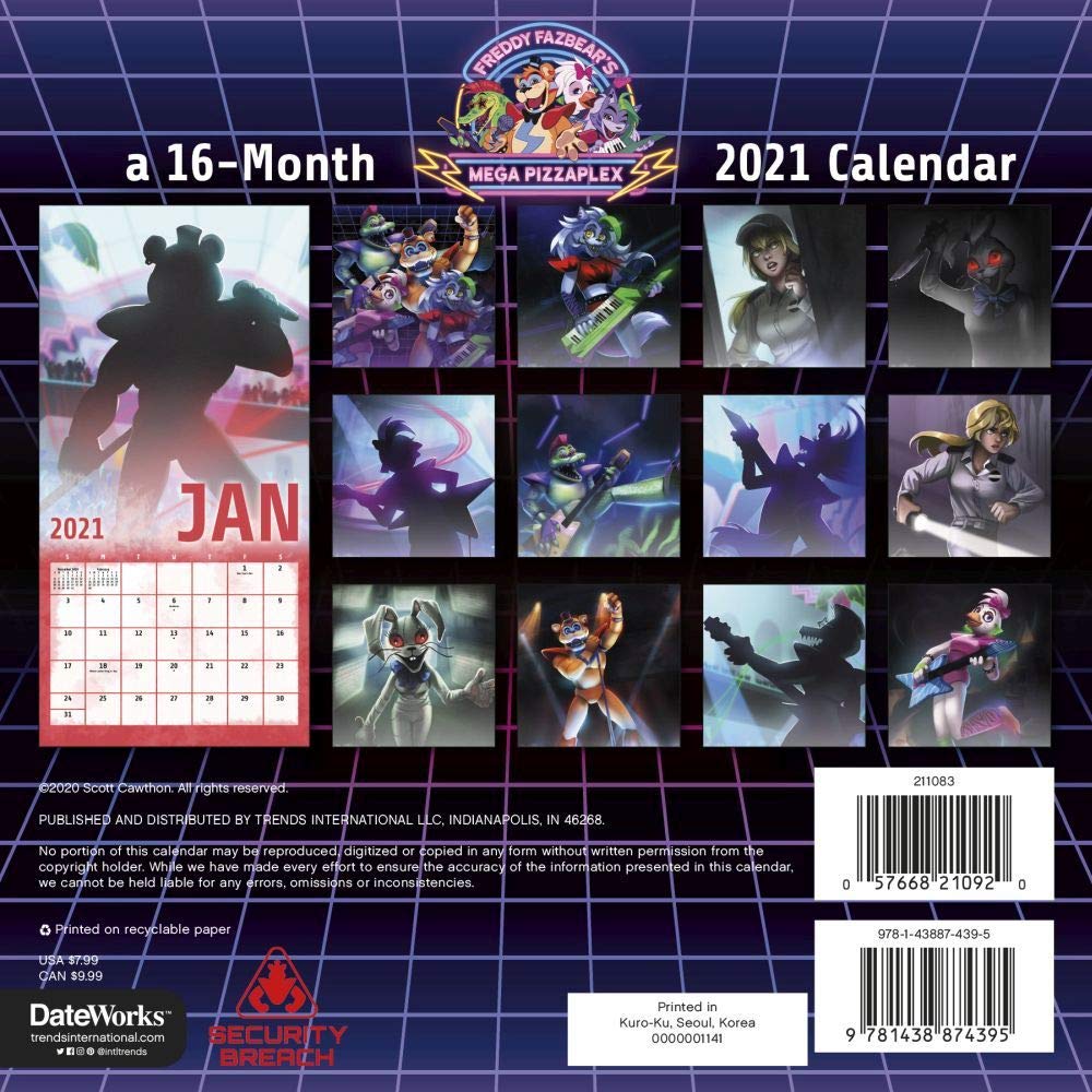 FnaF SB Calendar But upgraded - fivenightsatfreddys