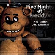 Freddy Fazbear in a Calendar.