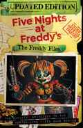 Scrap Baby on the cover of The Freddy Files: Updated Edition.
