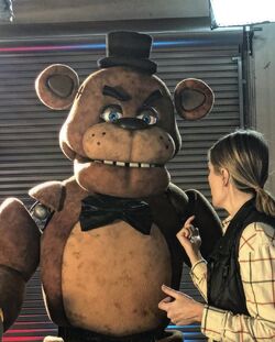 Freddy Fazbear's Pizza FOR REAL 🧸🍕 #fnaf #fnafmovie #freddyfazbear  #fivenightsatfreddys 