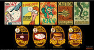 Chica's Party World posters.