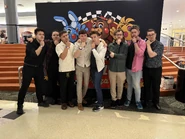 Ditto, Kellen with FuhNaff, FusionZGamer, Rexter, Dawko, MatPat, Razz, and JonnyBlox.