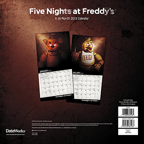 Five Nights At Freddys - Calendari da muro 2020