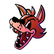 A sticker of Toon Foxy's head
