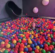 Another one of the Abby stunt doubles in the ball pit.