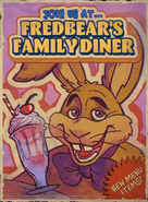 A poster advertising Fredbear's Family Diner with Spring Bonnie.