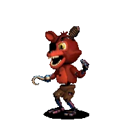 WitheredFoxyAttack.gif (86 KB) Withered Foxy attacking, animated.