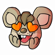 Loveheart Manora sticker.