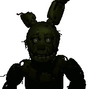 Jumpscare de Springtrap desde el lado izquierda de la oficina.