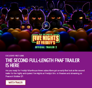 The second email that Blumhouse sent out to subscribers of their news letter.