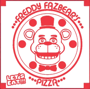 Freddy Fazbear's Pizza pizzabox.