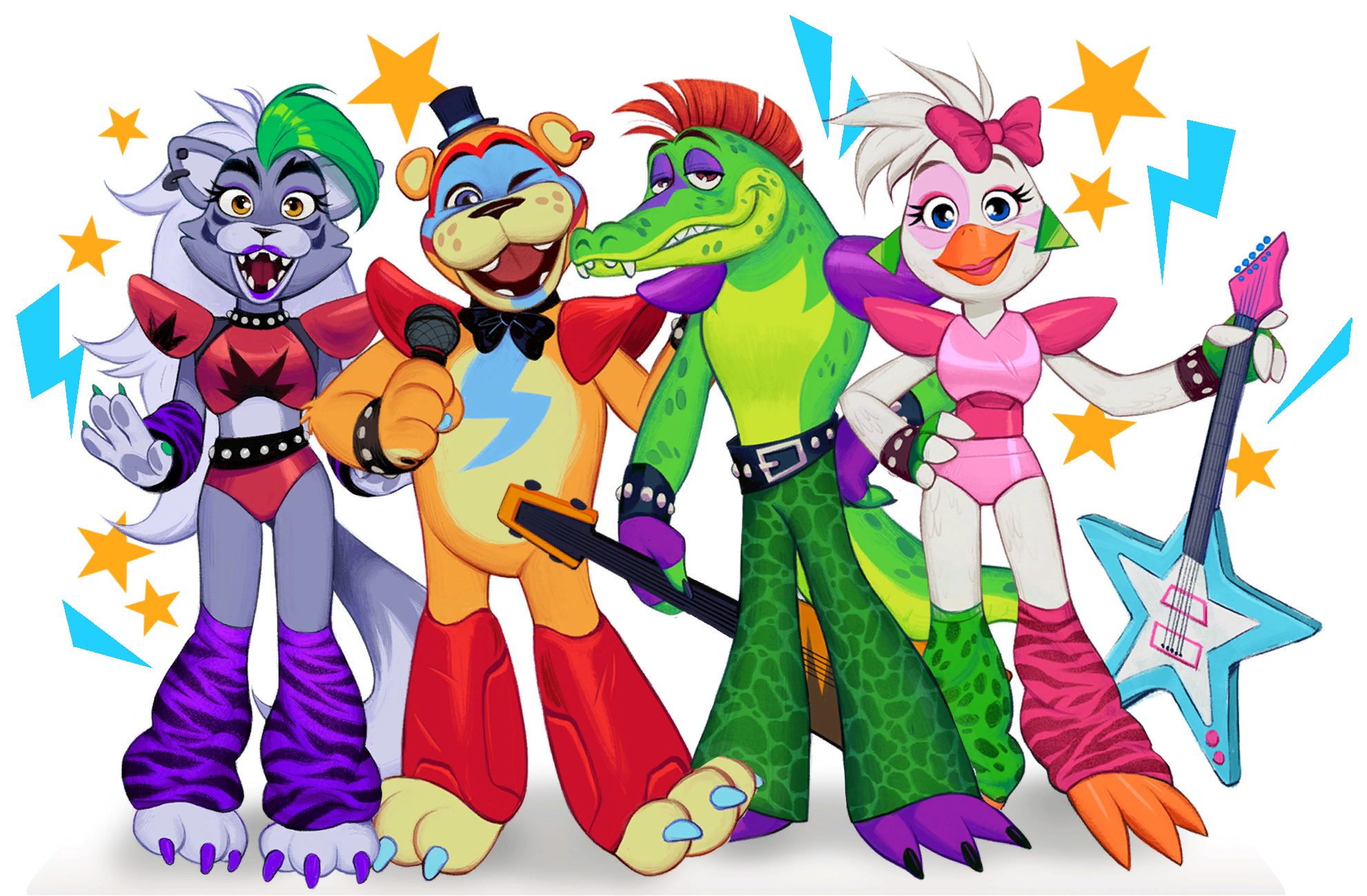 CAN GLAMROCK FREDDY AND THE ANIMATRONICS SAVE FRIENDS FROM THE