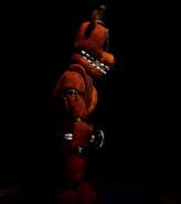 Withered Freddy in the gallery (side).