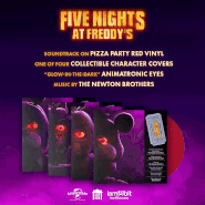 Vinyl promo show casing glow-in-the-dark, animated.