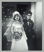 Edwin in his wedding photo.