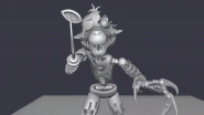 Ignited Foxy attacking The Creator.