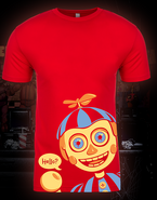 Camiseta de Balloon Boy creada por Sanshee.