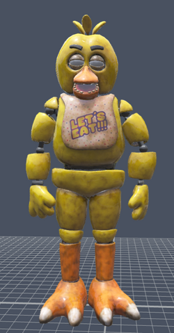 FNaF_MOVIE_model pack on X: WIP_02 - FNaF movie Chica