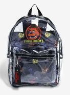 Clear character backpack.