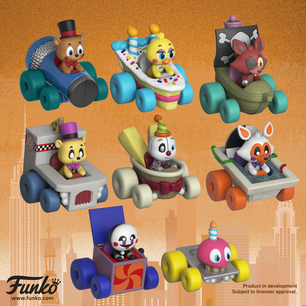 Five Nights at Freddy's: FightLine Collectible Game Revealed by Funko