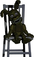 Plushtrap sentando en su silla.