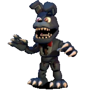 NightmareBonnieAttack.gif (139 KB) Nightmare Bonnie attacking, animated.