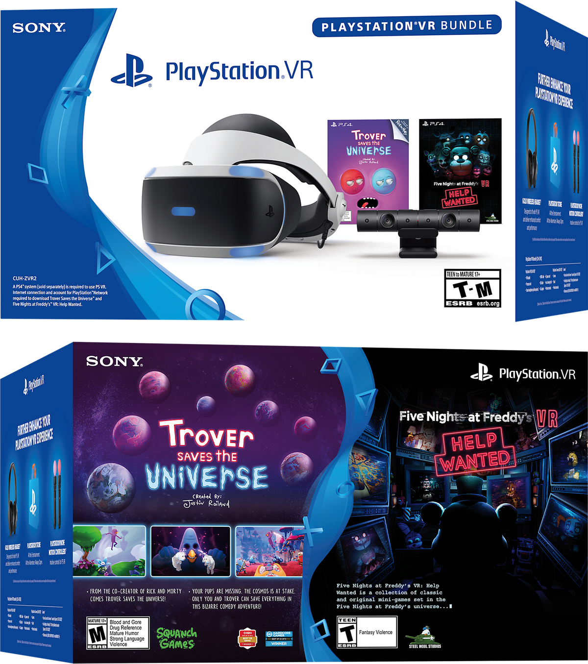  PlayStation VR - Trover + Five Nights Bundle : Video Games