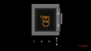 Golden Freddy's head from Mr. Hopp's Playhouse.