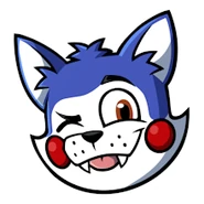 Winking Candy sticker.