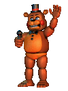 Toy Freddy from the Ultimate Custom Night troll game.